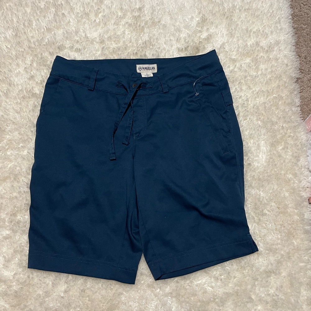 Magellan Outdoors Navy Drawstring Women's Shorts